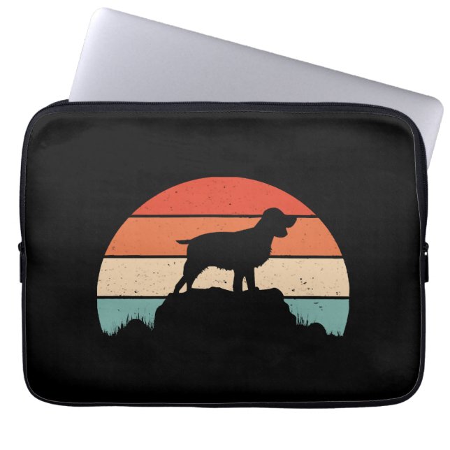 Engelse springer spaniel laptop sleeve (Voorkant)