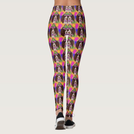 Engelse Springer Spaniel Leggings (Achterkant)