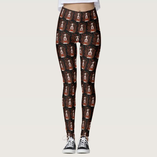 Engelse Springer Spaniel Leggings (Voorkant)