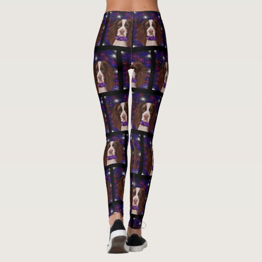 Engelse Springer Spaniel Leggings (Achterkant)