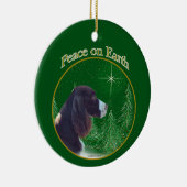 Engelse Springer Spaniel (lever) Vrede Keramisch Ornament (Rechts)