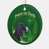 Engelse Springer Spaniel (lever) Vrede Keramisch Ornament (Links)