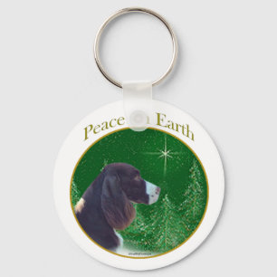 Engelse Springer Spaniel (lever) Vrede Sleutelhanger