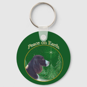 Engelse Springer Spaniel (lever) Vrede Sleutelhanger