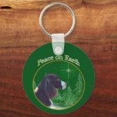 Engelse Springer Spaniel (lever) Vrede Sleutelhanger (Voorkant)