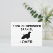 Engelse springer spaniel lover briefkaart (Staand voorkant)