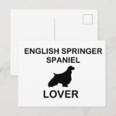 Engelse springer spaniel lover briefkaart (Voorkant / Achterkant)