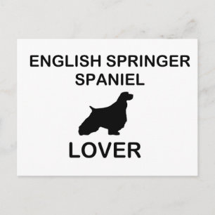 Engelse springer spaniel lover briefkaart