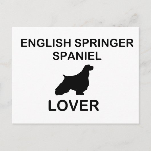 Engelse springer spaniel lover briefkaart (Voorkant)