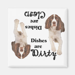Engelse Springer Spaniel Lovers Dishwasher Magnet