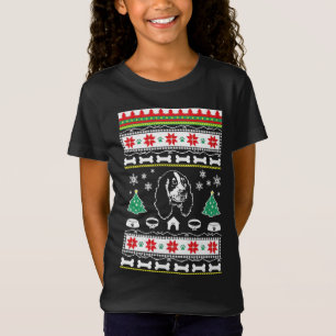 Engelse Springer Spaniel Lovers Ugly Xmas Sweater T-shirt