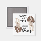 Engelse Springer Spaniel Lovers Vaatwasser Magnet (Voorkant / Achterkant)