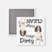 Engelse Springer Spaniel Lovers Vaatwasser Magnet (Voorkant / Achterkant)