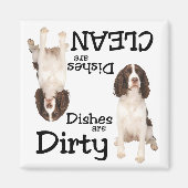 Engelse Springer Spaniel Lovers Vaatwasser Magnet (Voorkant)