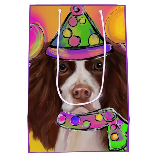Engelse Springer Spaniel            Medium Cadeauzakje (Achterkant)