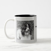 Engelse Springer Spaniel-Mok Tweekleurige Koffiemok (Links)