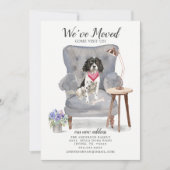 Engelse Springer Spaniel Moving Announement Aankondiging (Voorkant)