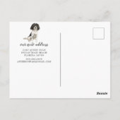 Engelse Springer Spaniel Moving Announement Briefkaart (Achterkant)