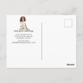 Engelse Springer Spaniel Moving Announement Briefkaart (Achterkant)