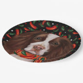 Engelse Springer Spaniel Papieren Bordje (Gekanteld)