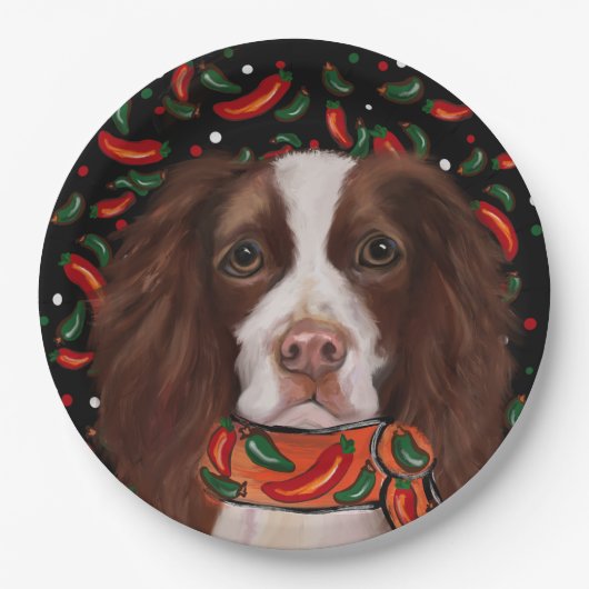 Engelse Springer Spaniel Papieren Bordje (Voorkant)