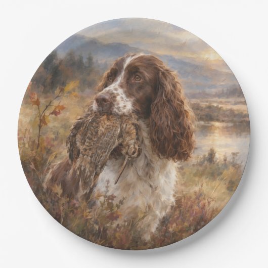 Engelse Springer Spaniel  Papieren Bordje (Voorkant)