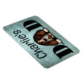 Engelse Springer Spaniel Peeking Personeelsvader Magneet (Rechterzijde)