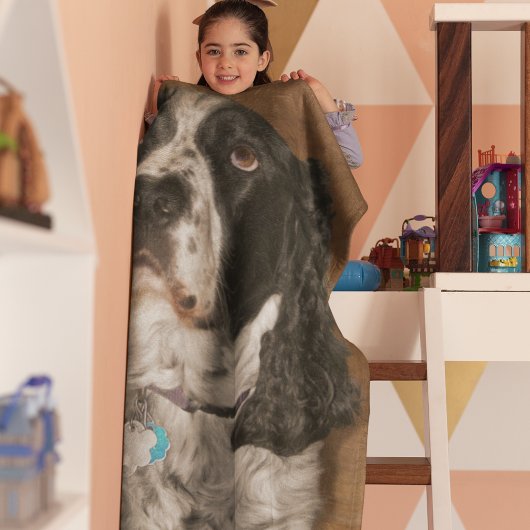 Engelse Springer Spaniel Pet Foto Fleece Deken