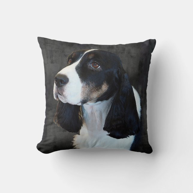 Engelse Springer Spaniel Pillow Kussen (Voorkant)