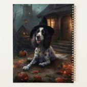 Engelse Springer Spaniel Pompoenen Halloween Griez Planner (Achterkant)