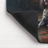 Engelse Springer Spaniel Pompoenen Halloween Scary Muismat (Hoek)