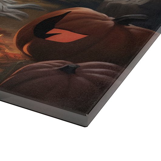 Engelse Springer Spaniel Pompoenen Halloween Scary Snijplank (Hoek)