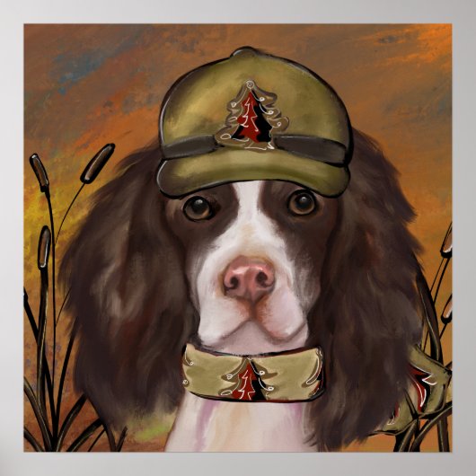 Engelse Springer Spaniel  Poster (Voorkant)