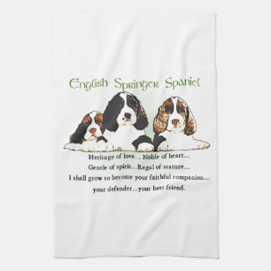 Engelse Springer Spaniel-Puppies Theedoek
