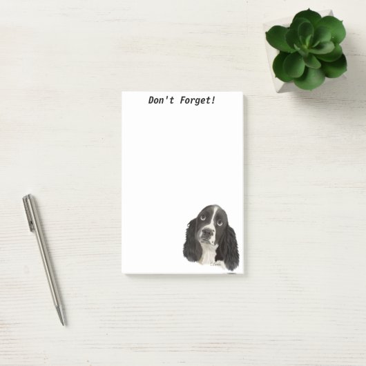 Engelse Springer Spaniel Puppy Post-it® Notes (Kantoor)