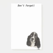 Engelse Springer Spaniel Puppy Post-it® Notes (Voorkant)