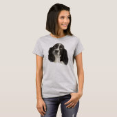 Engelse Springer Spaniel Puppy T-shirt (Voorkant volledig)