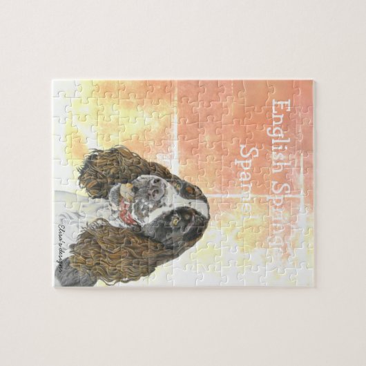 Engelse Springer Spaniel puzzel (Horizontaal)