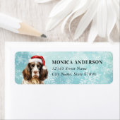 Engelse Springer Spaniel Retouradreslabels Etiket (Insitu)