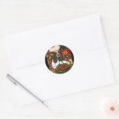 Engelse Springer Spaniel Ronde Sticker (Envelop)