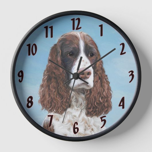 Engelse Springer Spaniel Schilderij Originele Hond (Voorkant)
