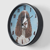 Engelse Springer Spaniel Schilderij Originele Hond (Hoek)