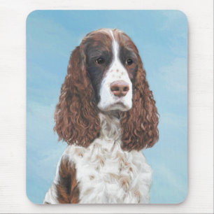 Engelse Springer Spaniel Schilderij Originele Hond Muismat