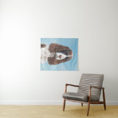 Engelse Springer Spaniel Schilderij Originele Hond Wandkleed (In Situ (horizontaal))
