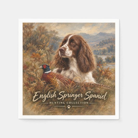 Engelse Springer Spaniel Servet (Voorkant)
