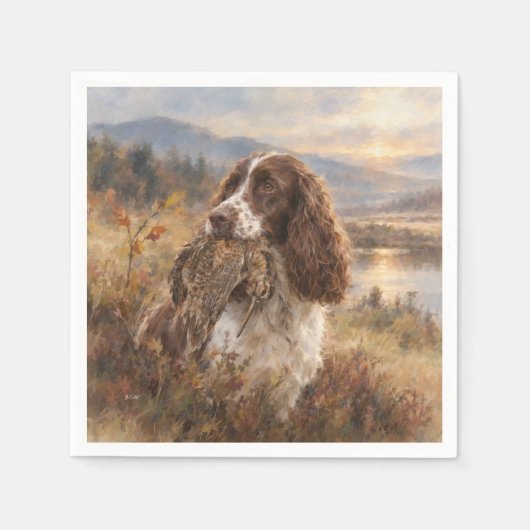 Engelse Springer Spaniel Servet (Voorkant)