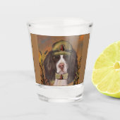 Engelse Springer Spaniel Shot Glas (Voorkant)