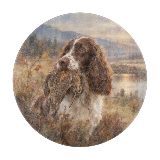 Engelse Springer Spaniel  Snijplank (Voorkant)