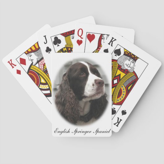 Engelse Springer Spaniel-speelkaarten Speelkaarten (Achterkant)