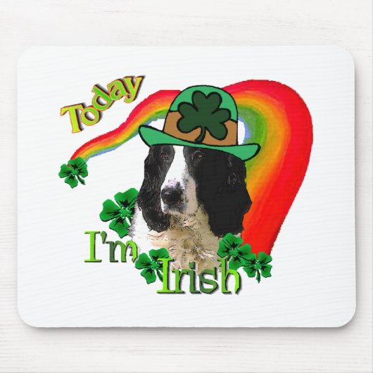Engelse Springer Spaniel St. Pattys Muismat (Voorkant)